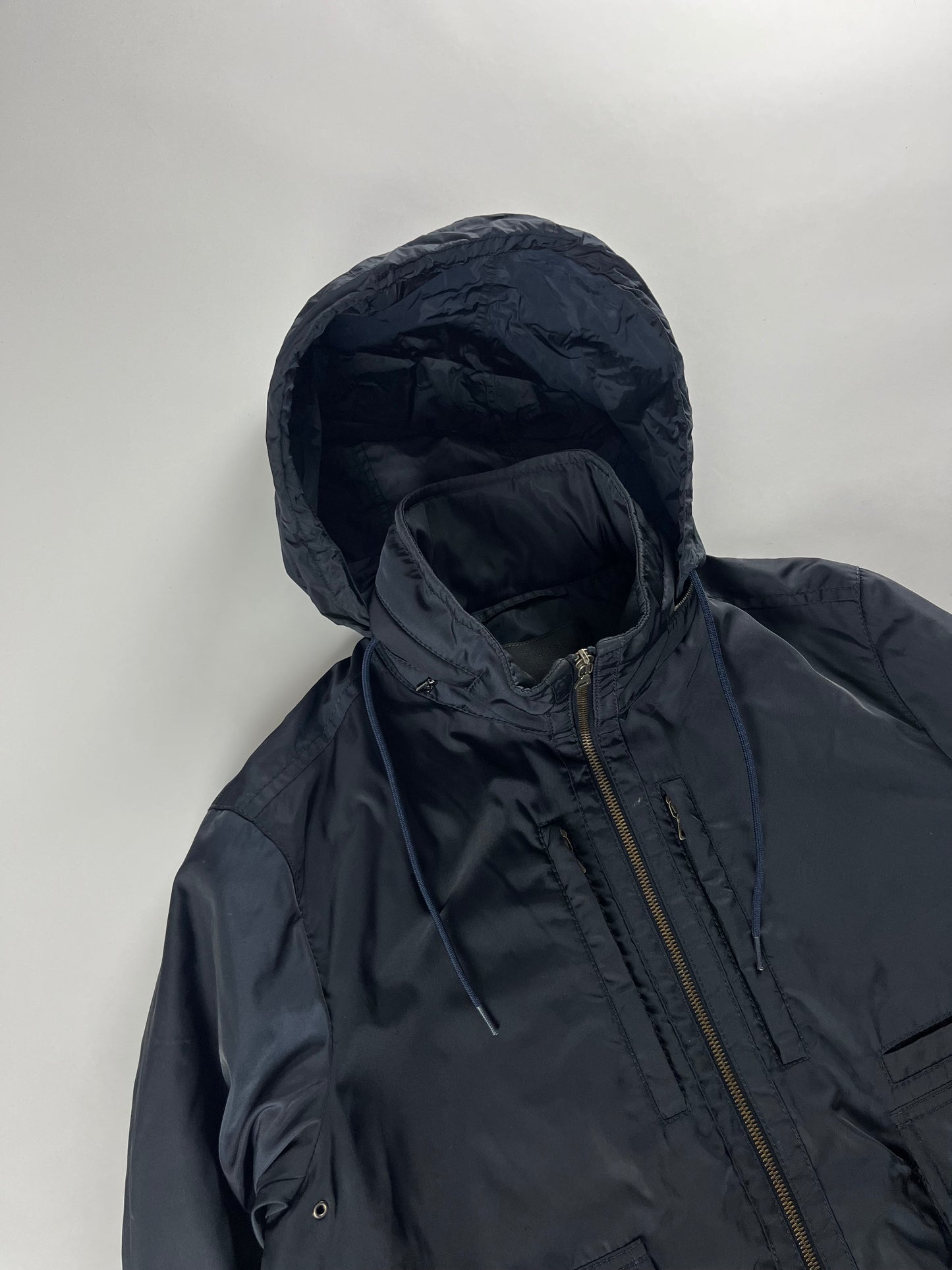 Prada Navy Double Pocket Parachute Jacket - S