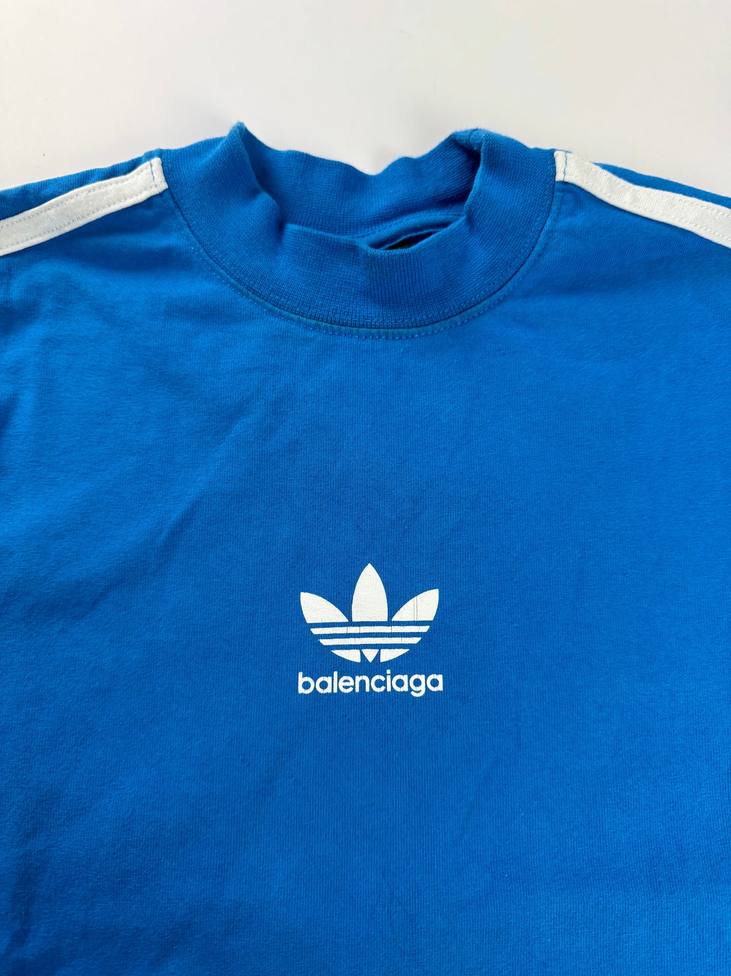Balenciaga Sample Blue Crop Fit Tee SS 2022 - XS