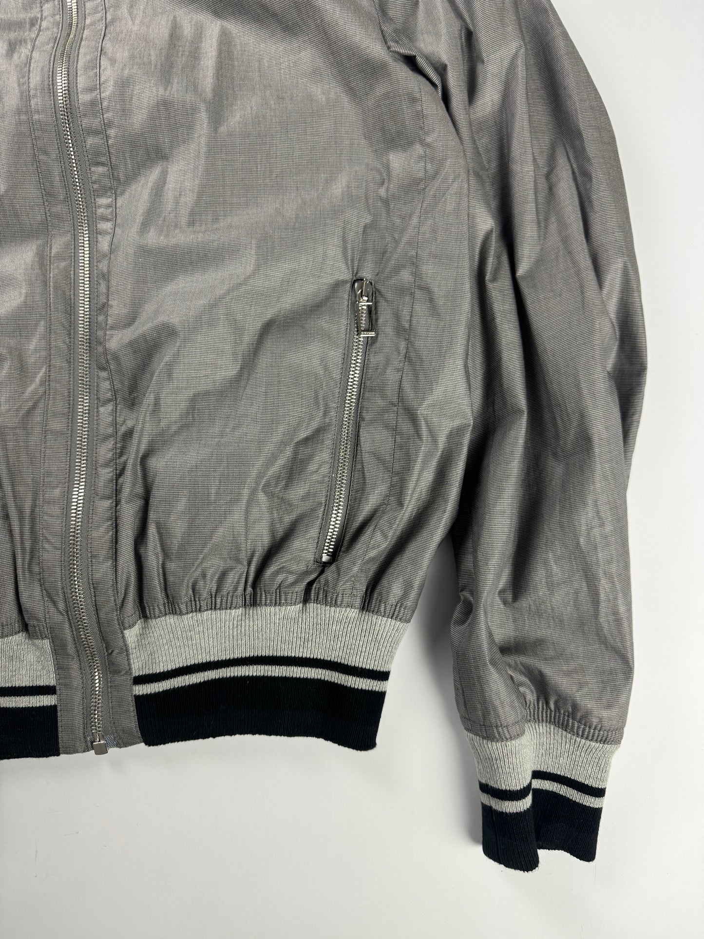 Dior Homme Kris Van Assche Smoke Grey Bomber Light Bee Jacket SS 2010 - S
