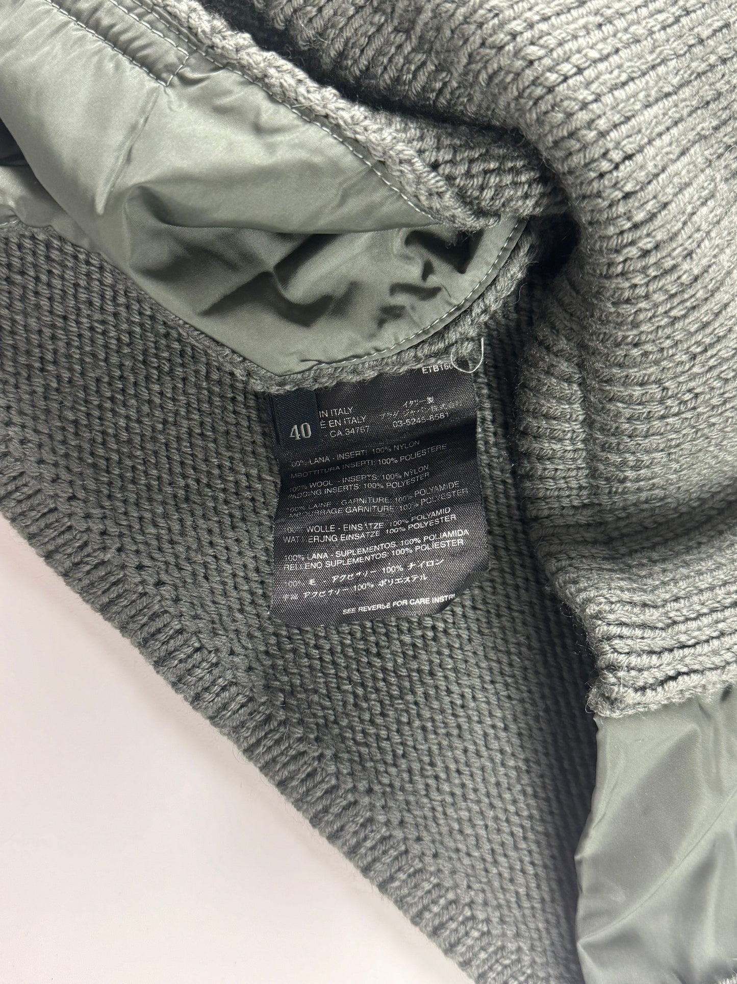 Prada Linea Rossa Pistache Turtleneck Sweater FW 2000 - XS