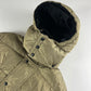 Moncler Camel Bright Metallic Long Down Jacket - XL