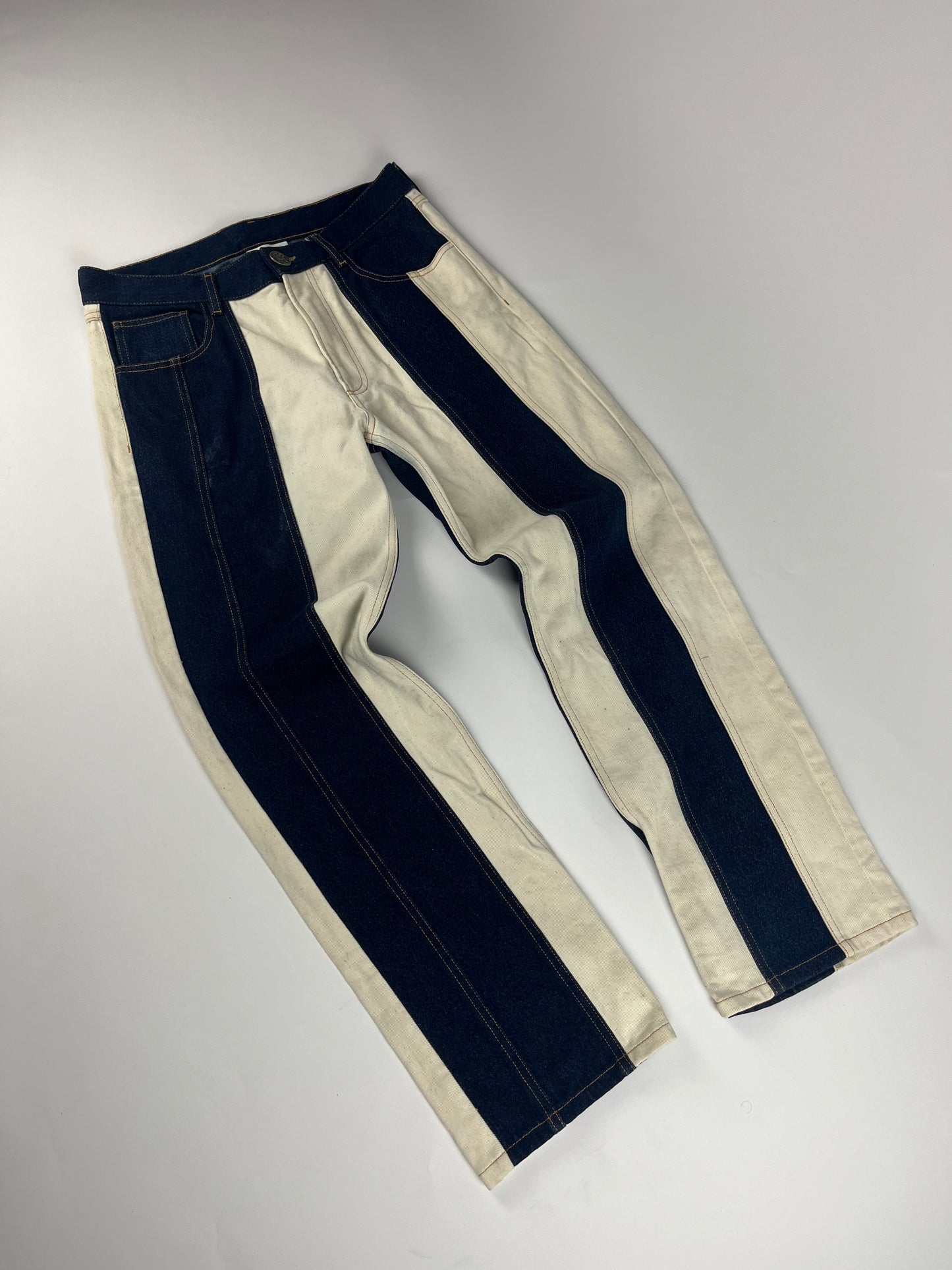 Bluemarble Rodeo Ivory Denim Pants SS 2020 - 31 US