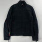 Prada Linea Rossa Black Straight Quilted Nylon Zipper Jacket FW 2001 - XL