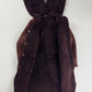 Miu Miu Wine Red Half Open Sherpa Hood Shearling Coat 2000s - XS