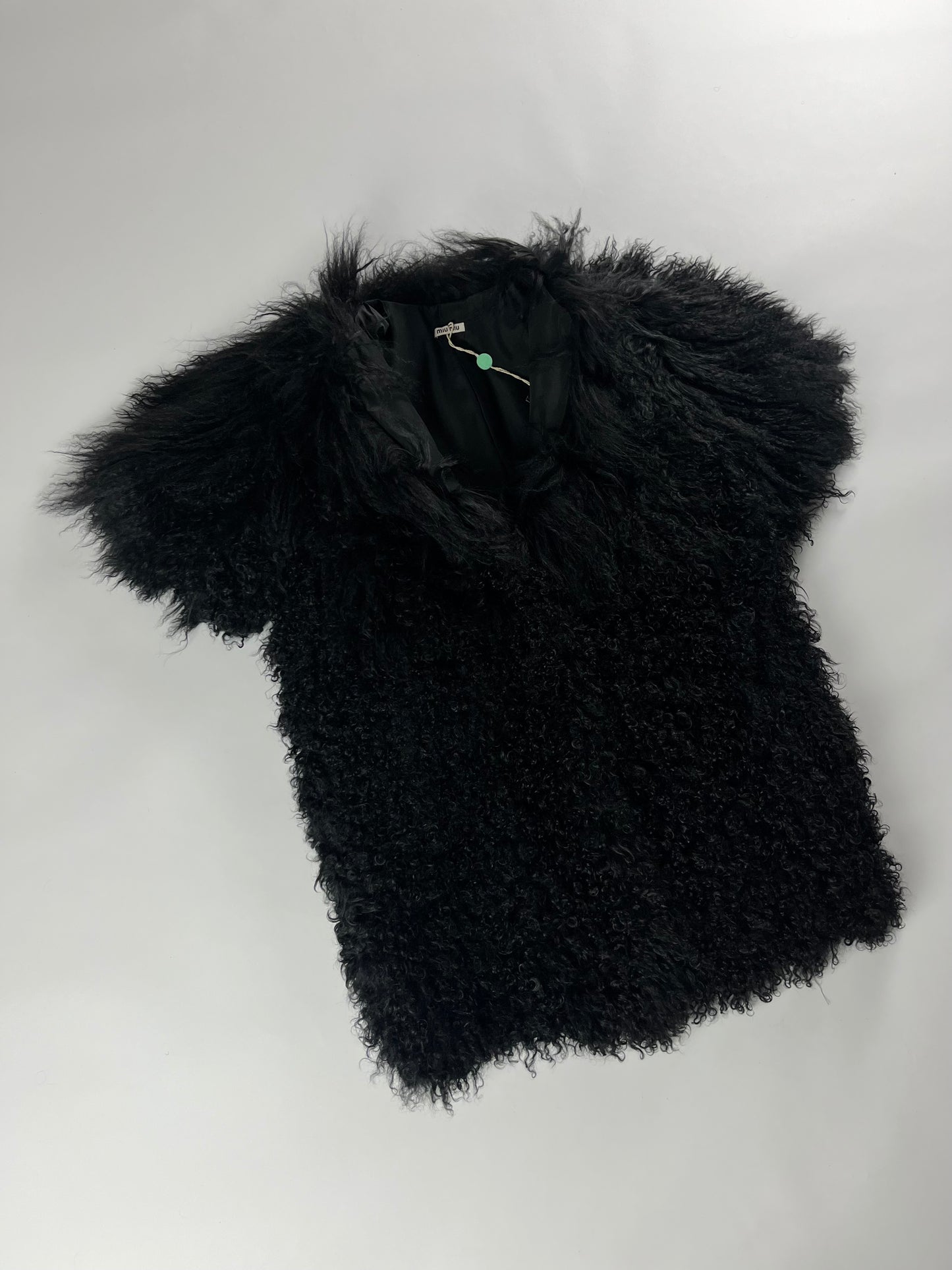 Miu Miu Fur Sheep Fur Couture Blouse Jacket FW 2011 - M