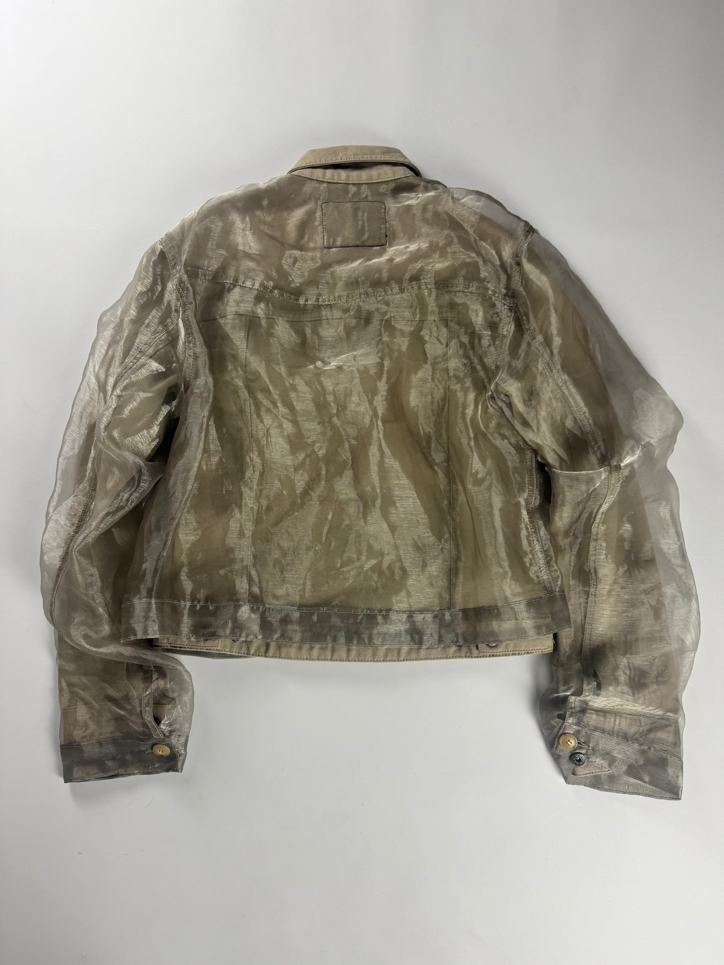 Y/Project Sample Illusion Translucent Organza Trucker Jacket FW 2018 - S