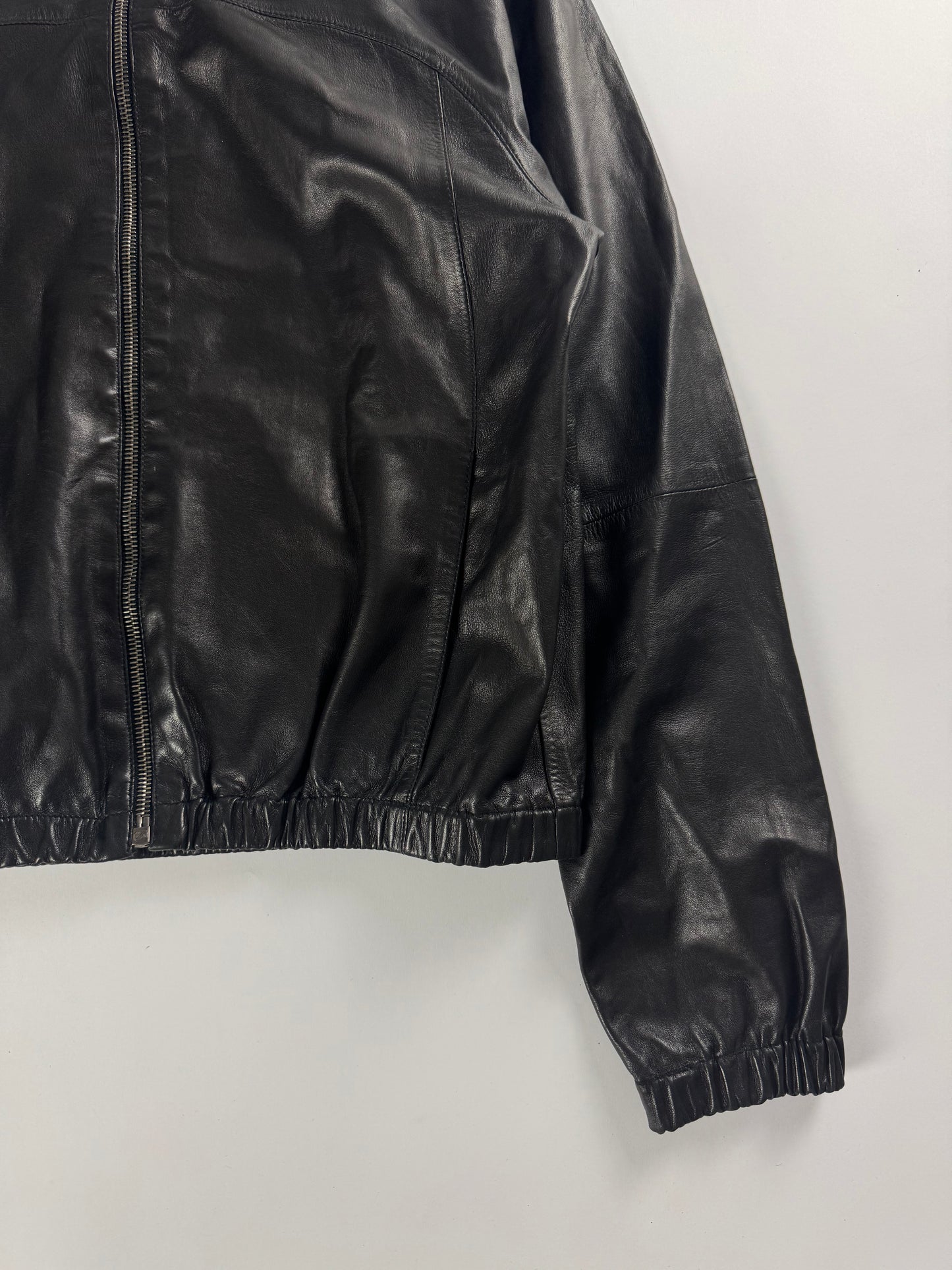 Gucci Tom Ford Light Leather Bomber Jacket SS 2000 - XS