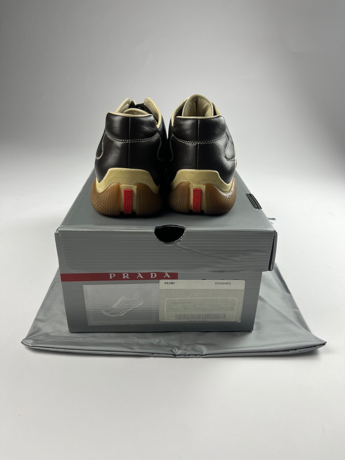 Prada Sport Leather Shoes SS 2001 - 40,5 IT/41,5 EU