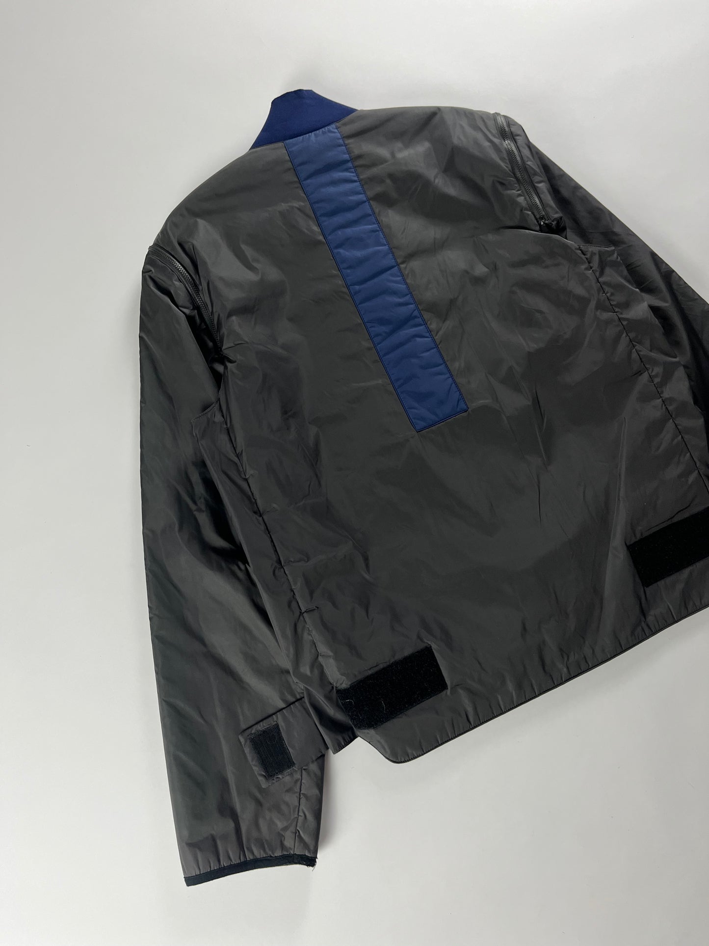 Prada Linea Rossa Navy Bulletproof Jacket SS 2000 - L