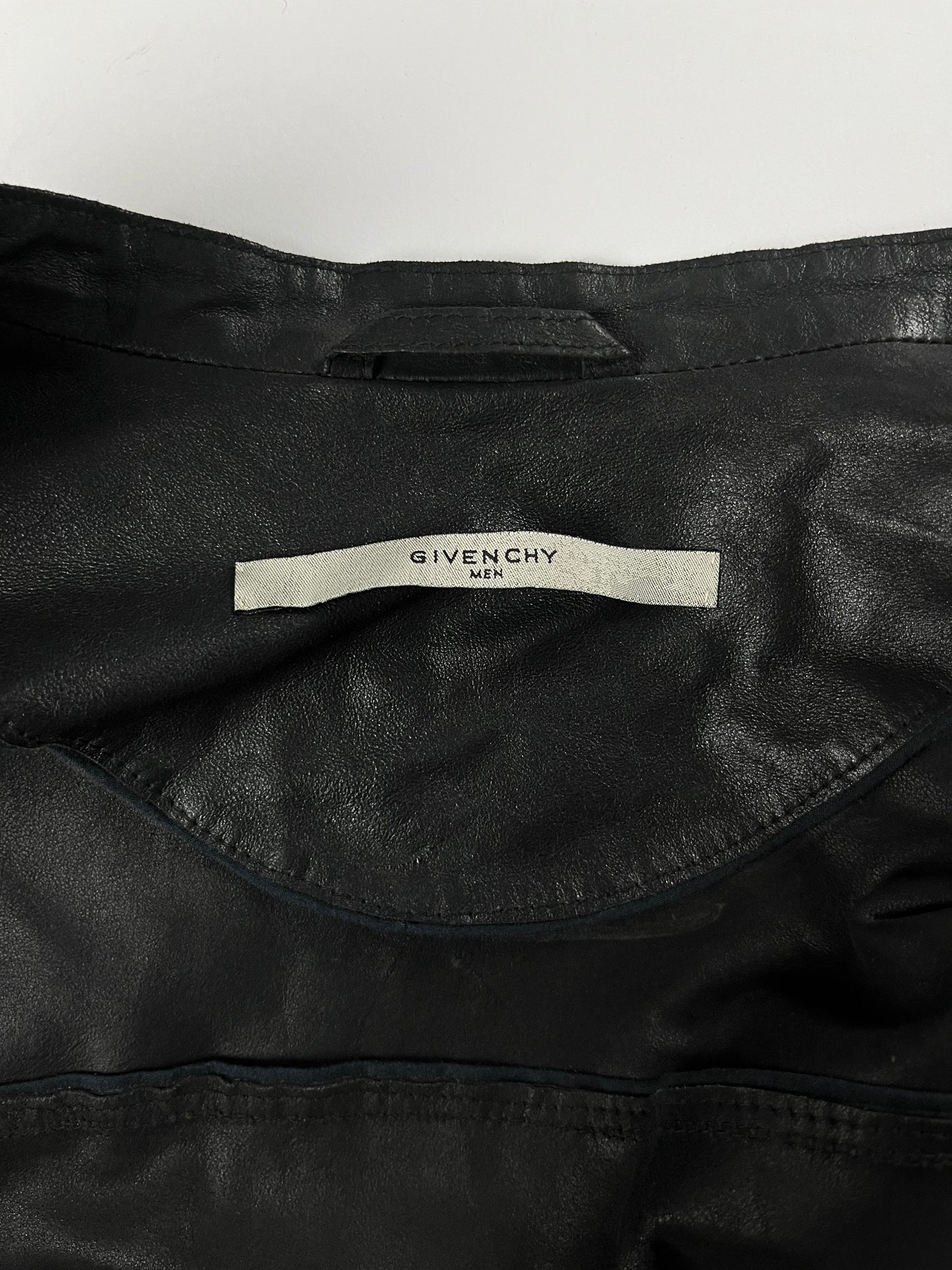 Givenchy Goat Leather Jacket 2000s - L