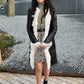 Louis Vuitton Nicolas Ghesquière Shearling Fur Trimmed Coat FW 2015 - S