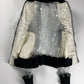 Comme des Garçons BLACK Clear PVC Transparent Polka Dot Lining Black Ribbed Trim Bomber Jacket 2020s - M