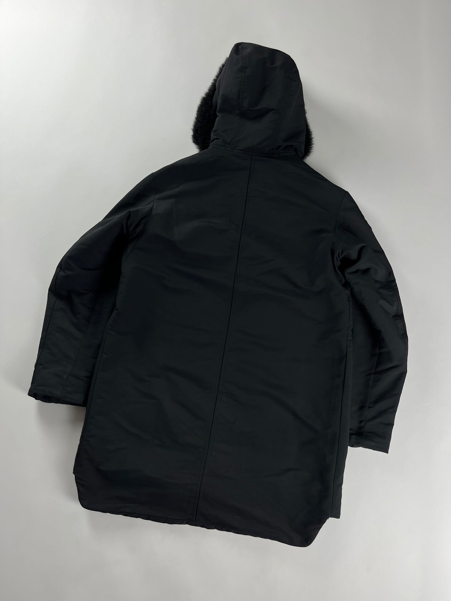 Balenciaga Alexander Wang Technical Fur Hybrid Parka Jacket FW 2014 - M