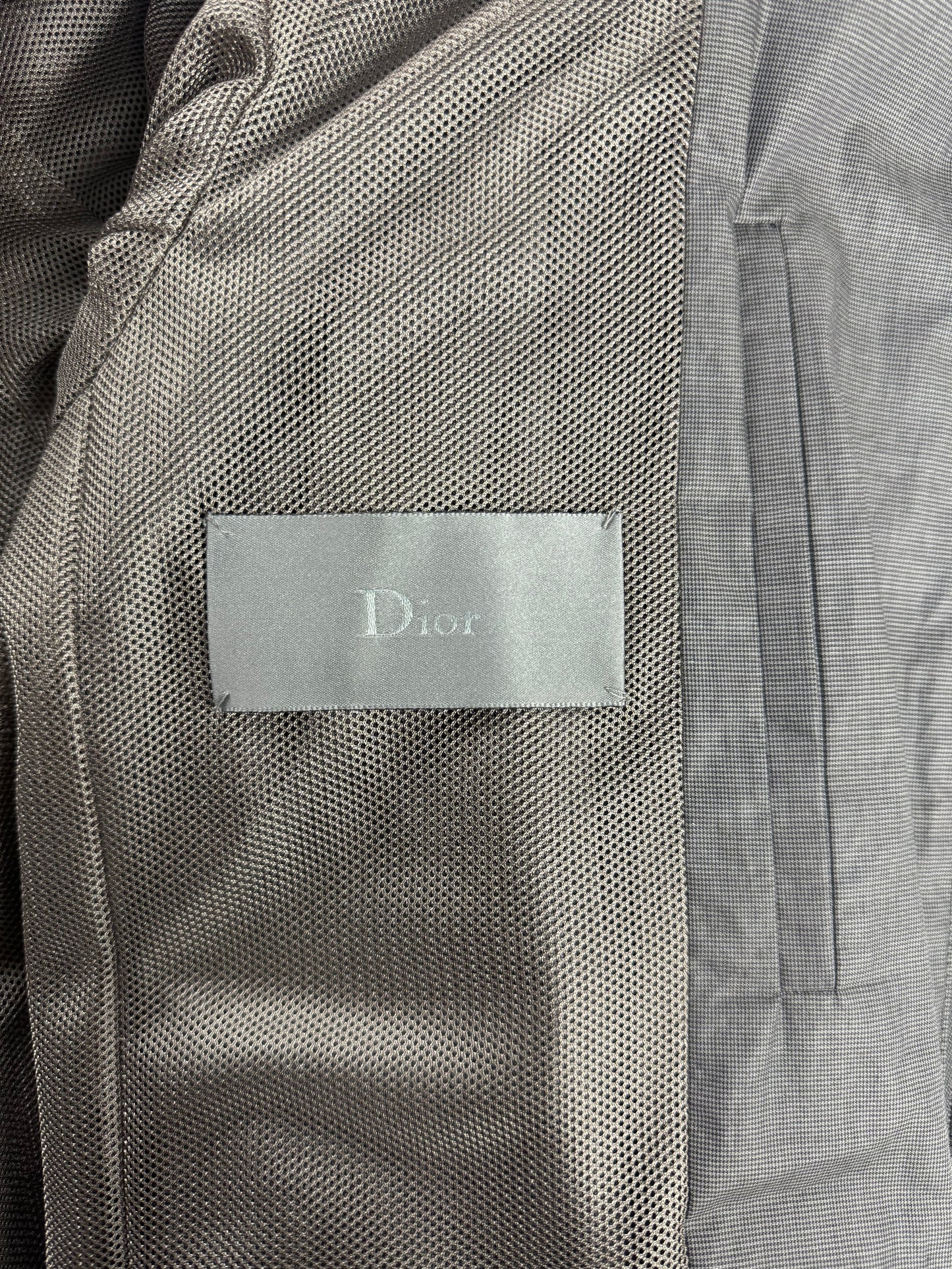 Dior Homme Kris Van Assche Smoke Grey Bomber Light Bee Jacket SS 2010 - S