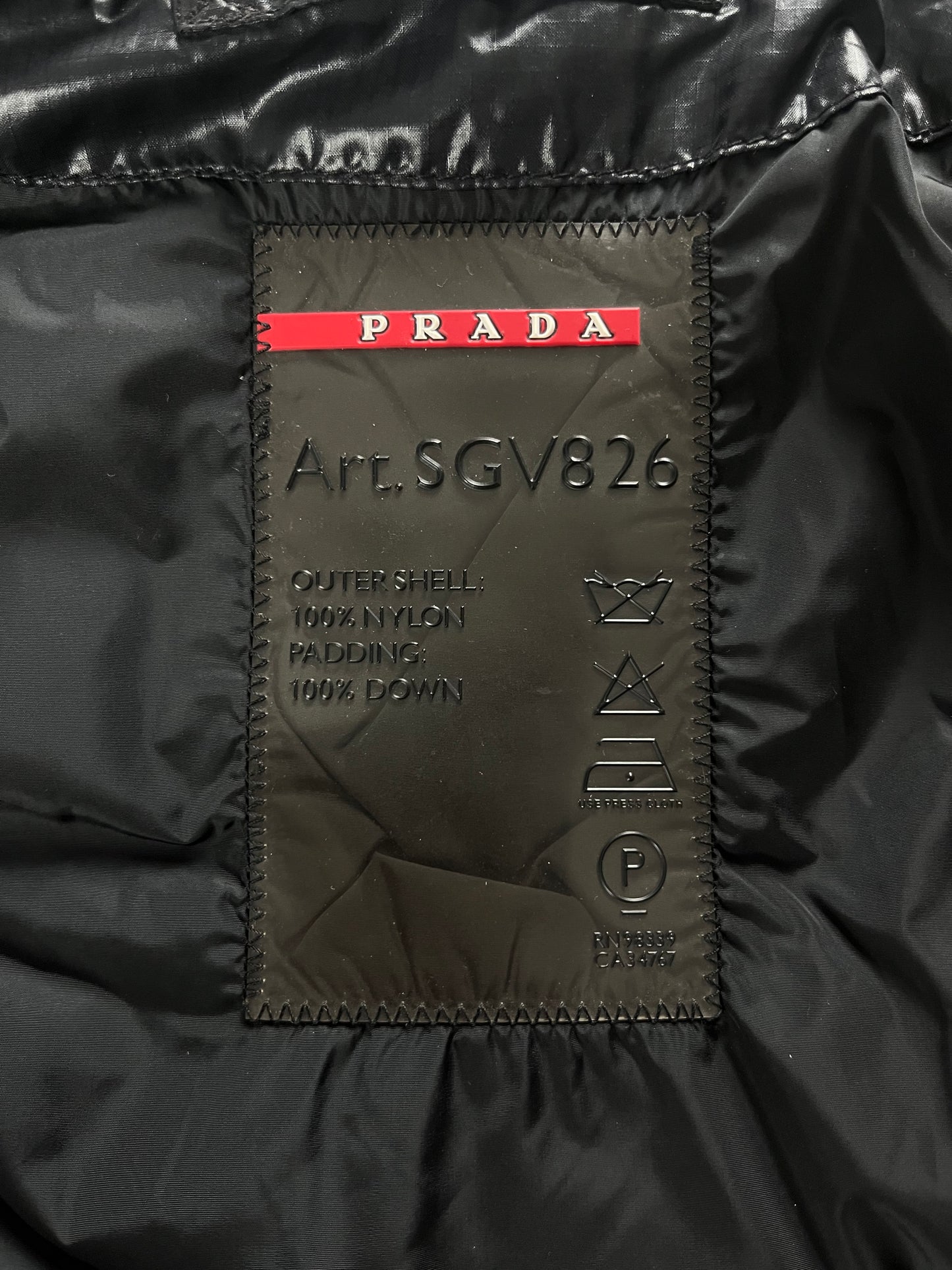 Prada Black Puffer Vest FW 2008 - M