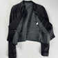 Bottega Veneta Sample Black Cropped Double Breasted Tuxedo Blazer FW 2012 - XS