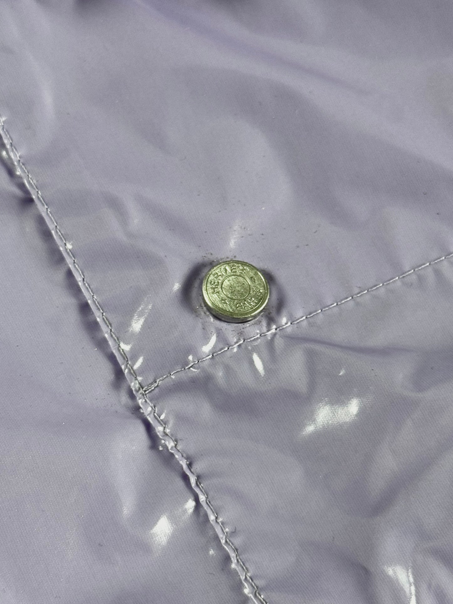 Hermès Sample Lila Glass Double Layer Parka Jacket SS 2023 - M