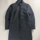 Prada Leather Padded Elbows Wool Long Coat FW 1999 - S