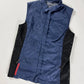 Prada Linea Rossa Mesh Sides Blue Sleeveless Vest SS 2000 - XS