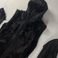 Prada Linea Rossa Convertible Sleeve Dyed Kid Fur Hooded Coat FW 1999 - S