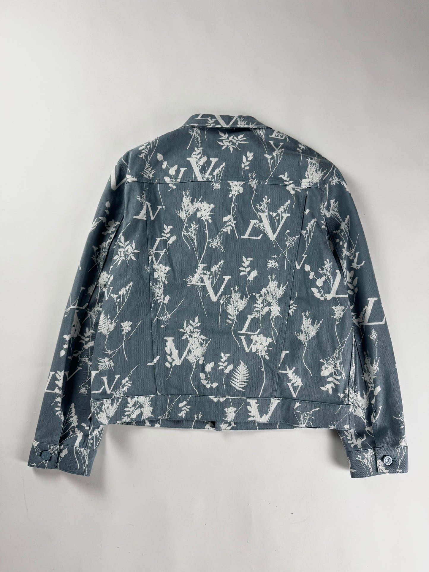 Louis Vuitton Blue Leaf Cotton Trucker Jacket FW 2022 - M