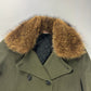 Prada Raccoon Fur Collar Old Army Crop Jacket SS 2006 - M