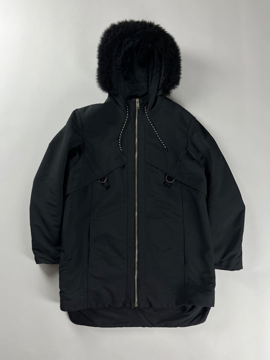 Balenciaga Alexander Wang Technical Fur Hybrid Parka Jacket FW 2014 - M