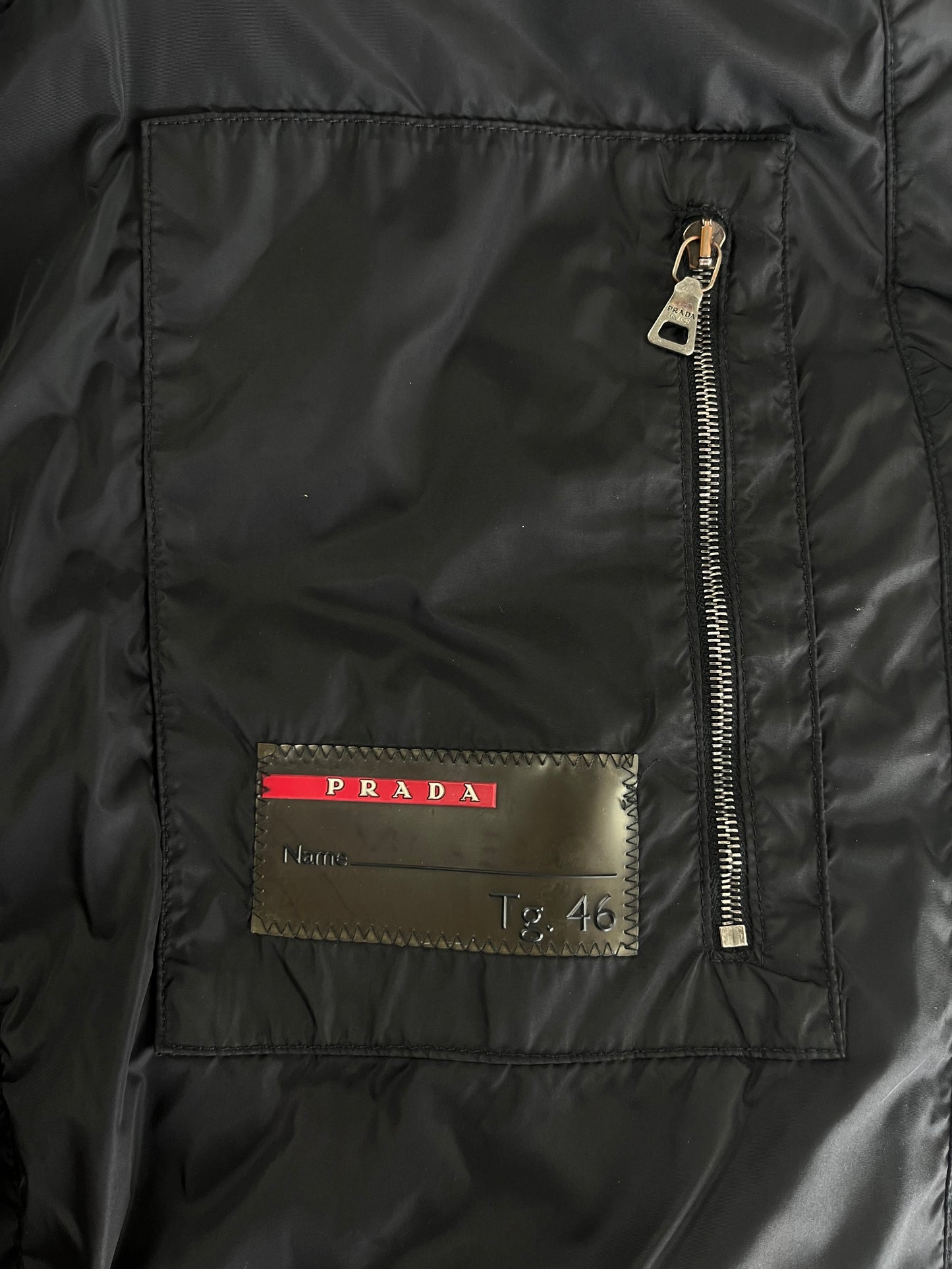 Prada Black Nylon Down Jacket FW 2006 - M