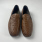 Prada Exotic Ostrich Brown Leather Loafers SS 2005 - 6 IT/41 EU