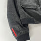 Prada Linea Rossa Grey Wool Bomber Jacket FW 2009 - M