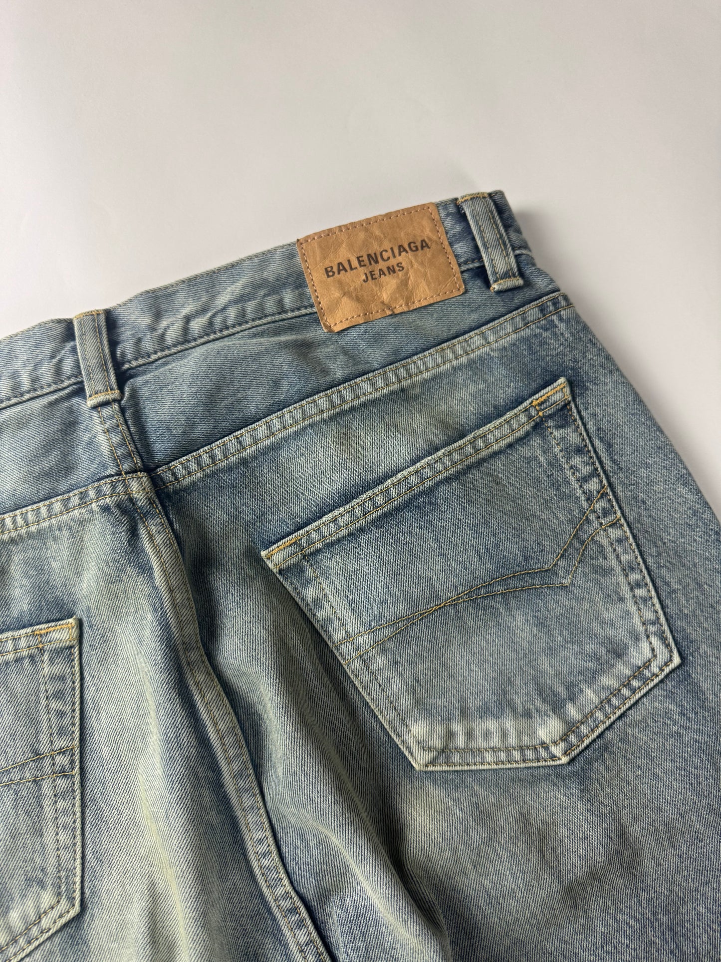 Balenciaga Iconic Perfect Bootcut Flare Denim Pants SS 2022 - M