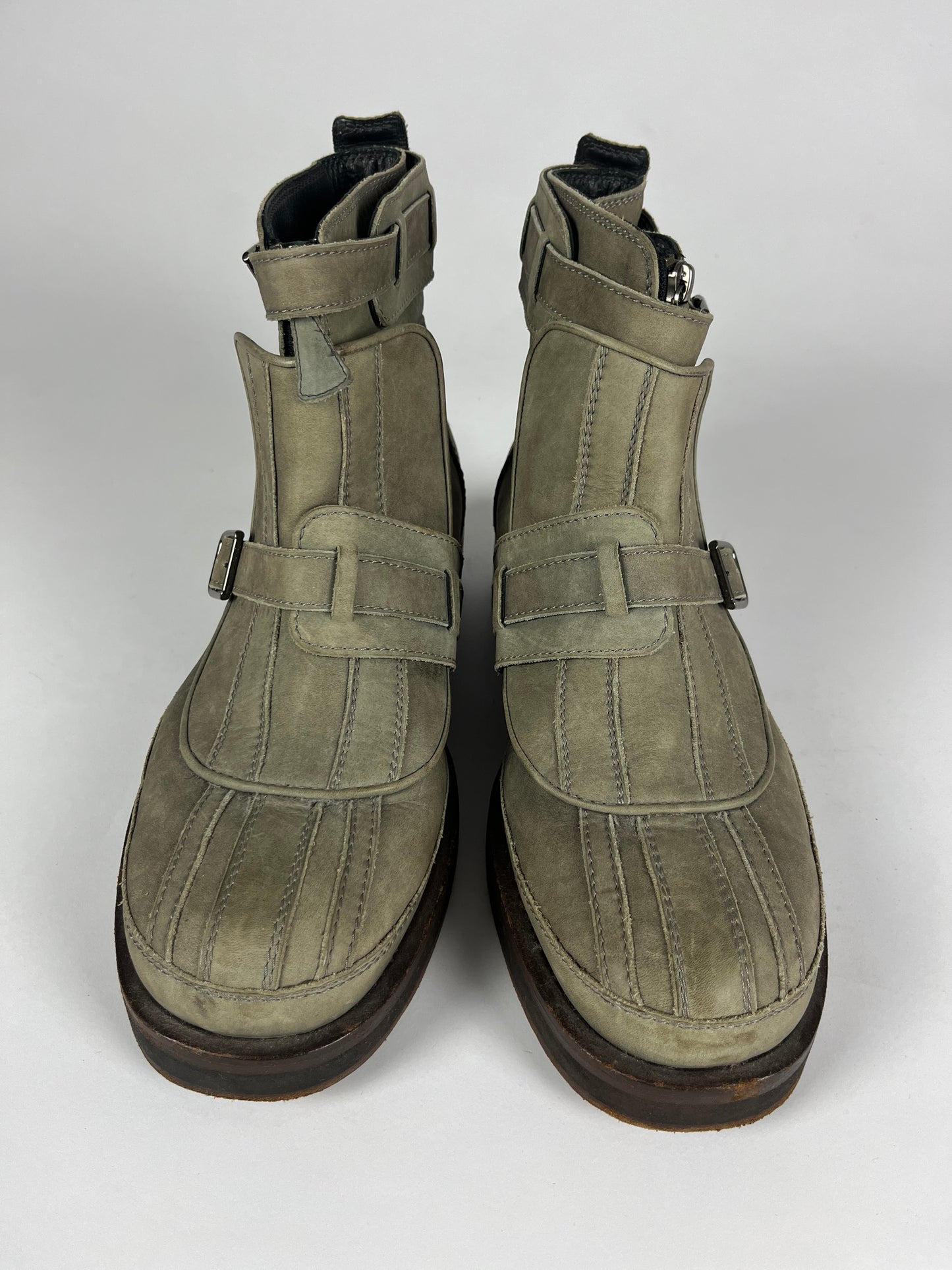 Chanel Sample Post Apocalyptic Belted Boots FW 2011 - 43 EU