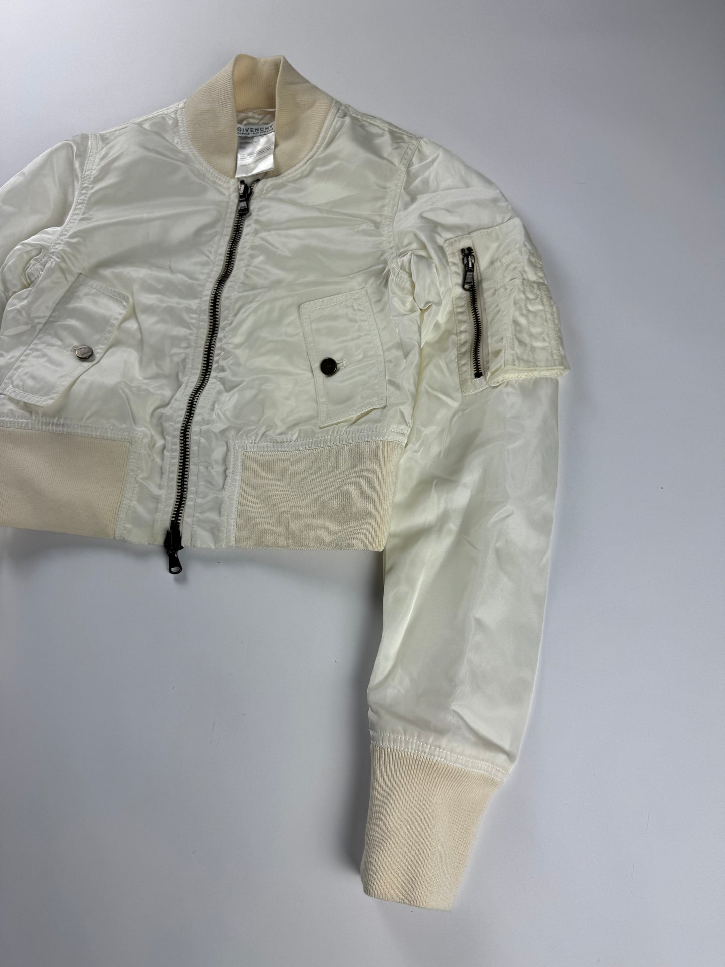 Givenchy Sample Crop Bomber Jacket FW 2016 - XS