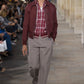 Hermès Bordeaux Plaid Check Bomber Jacket SS 2018 - S