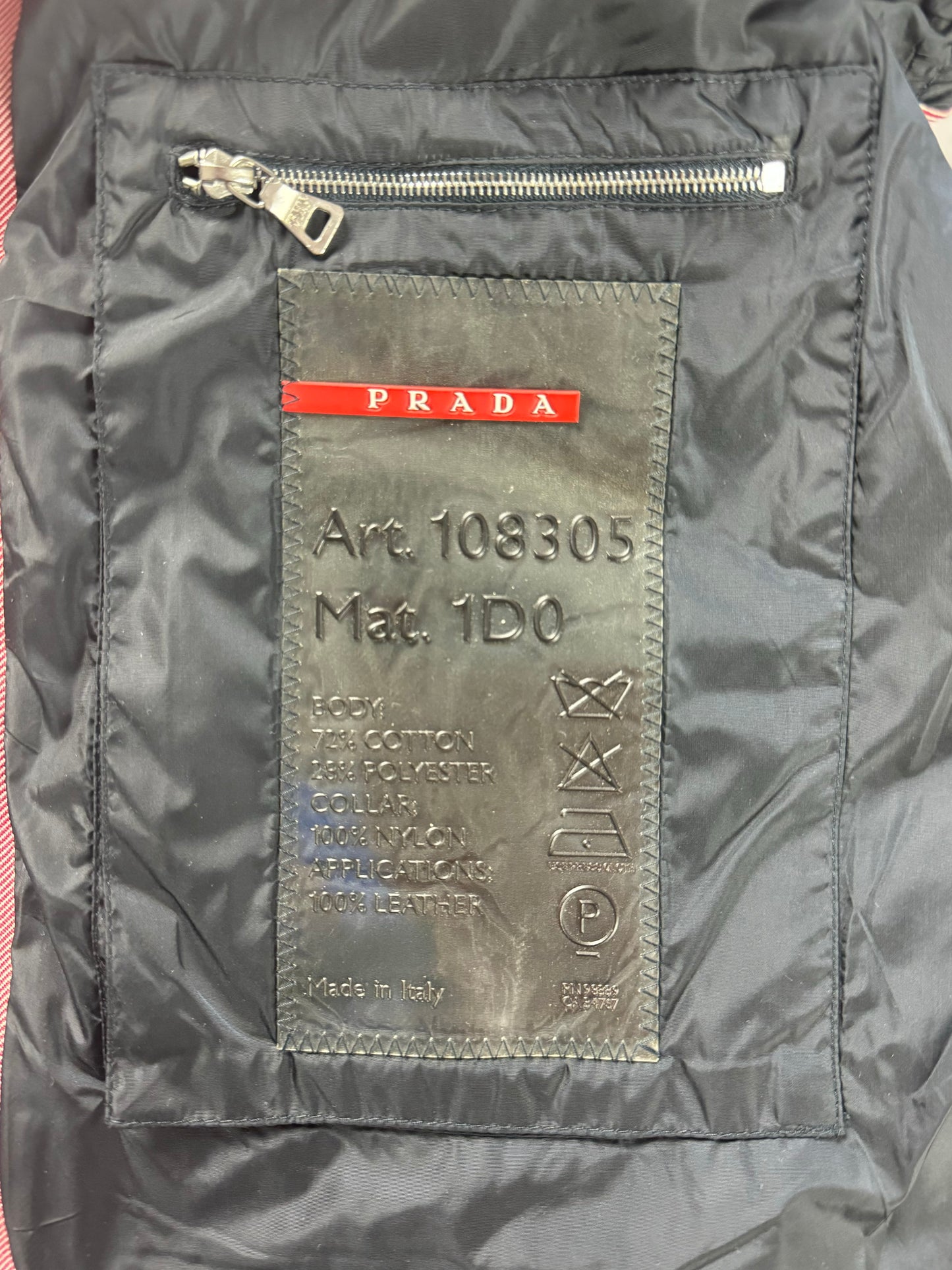 Prada Short Sleeves Moto Jacket 2000s - S