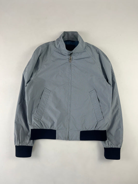 Prada Grid Checkered Nylon Bomber Jacket SS 2017 - M