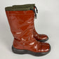 Prada Vibram Brown Patent Leather Boots FW 1999 - 38 IT/39 EU