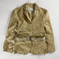Prada Milano Cream Strapped Belt Nylon Jacket FW 1999 - S