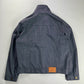 Louis Vuitton Virgil Abloh Indigo Raw Iridescent Denim Jacket FW 2021 - XL