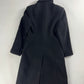 Prada Black Double Stitches Tailored Coat FW 1998 - XS