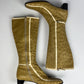 Prada Camel Ostrich Leather Boots SS 2000 - 39 IT/40 EU