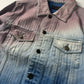 Saint Laurent Sample Tie & Dye Gradient Effect Denim Jacket SS 2021 - S