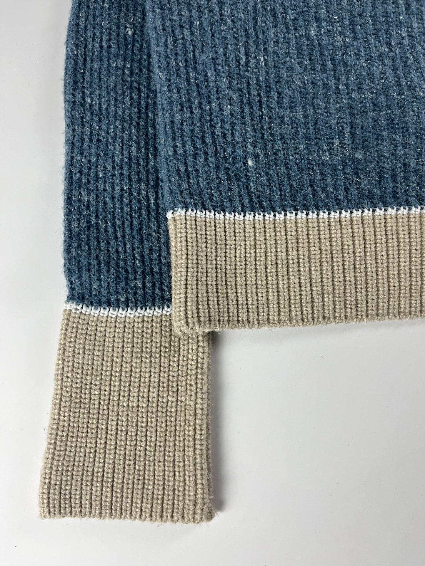 Jacquemus Blue Ivory Jumper Knitwear FW 2017 - M