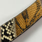 Prada Snakeskin Orange Leather Belt SS 2005 - 80 CM