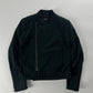 Gucci Navy Asymmetrical Zip Denim Biker Jacket SS 2002 - S