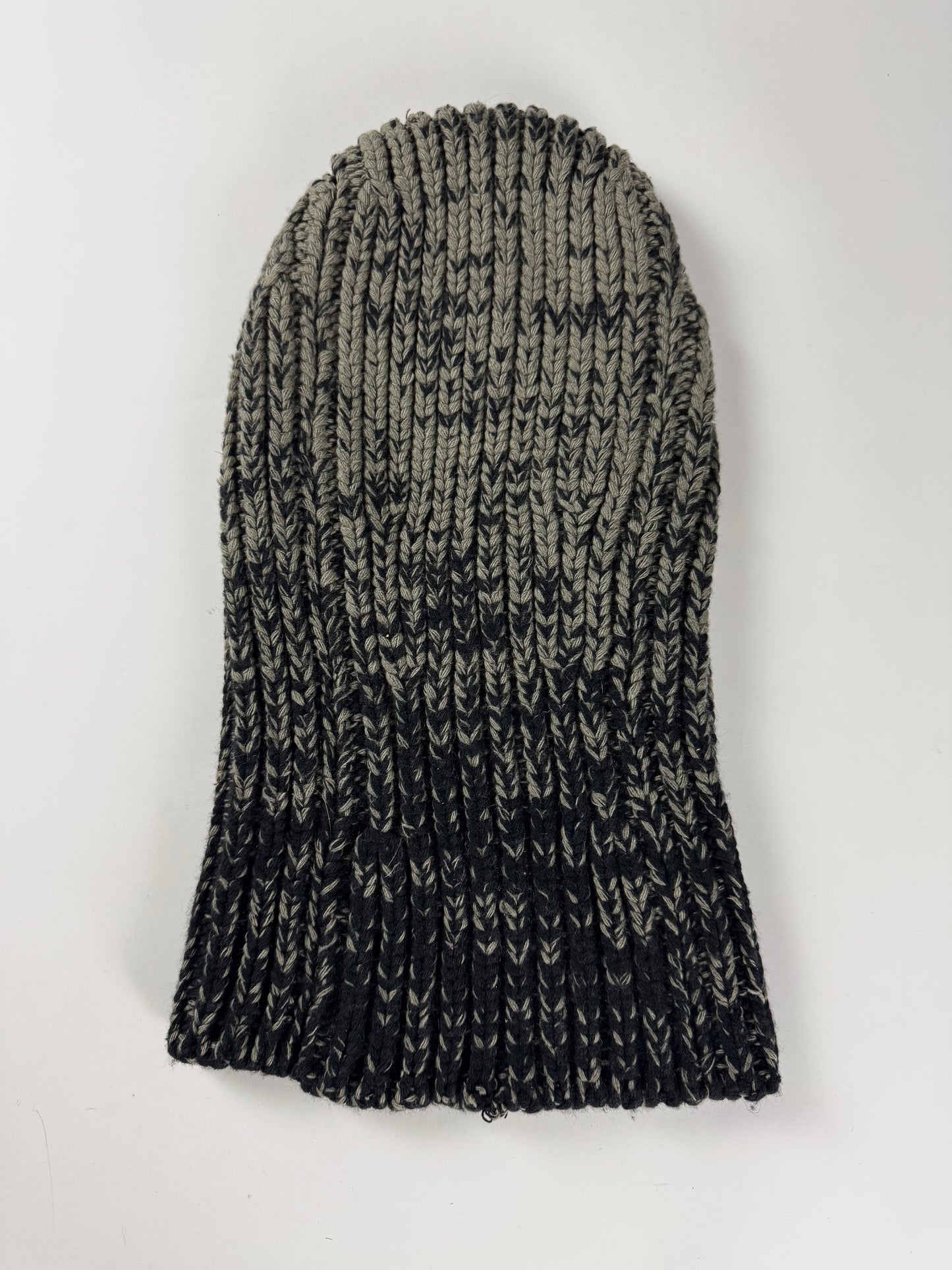 Prada Heavy Gradient Ribbed Knit Balaclava FW 2006 - OS