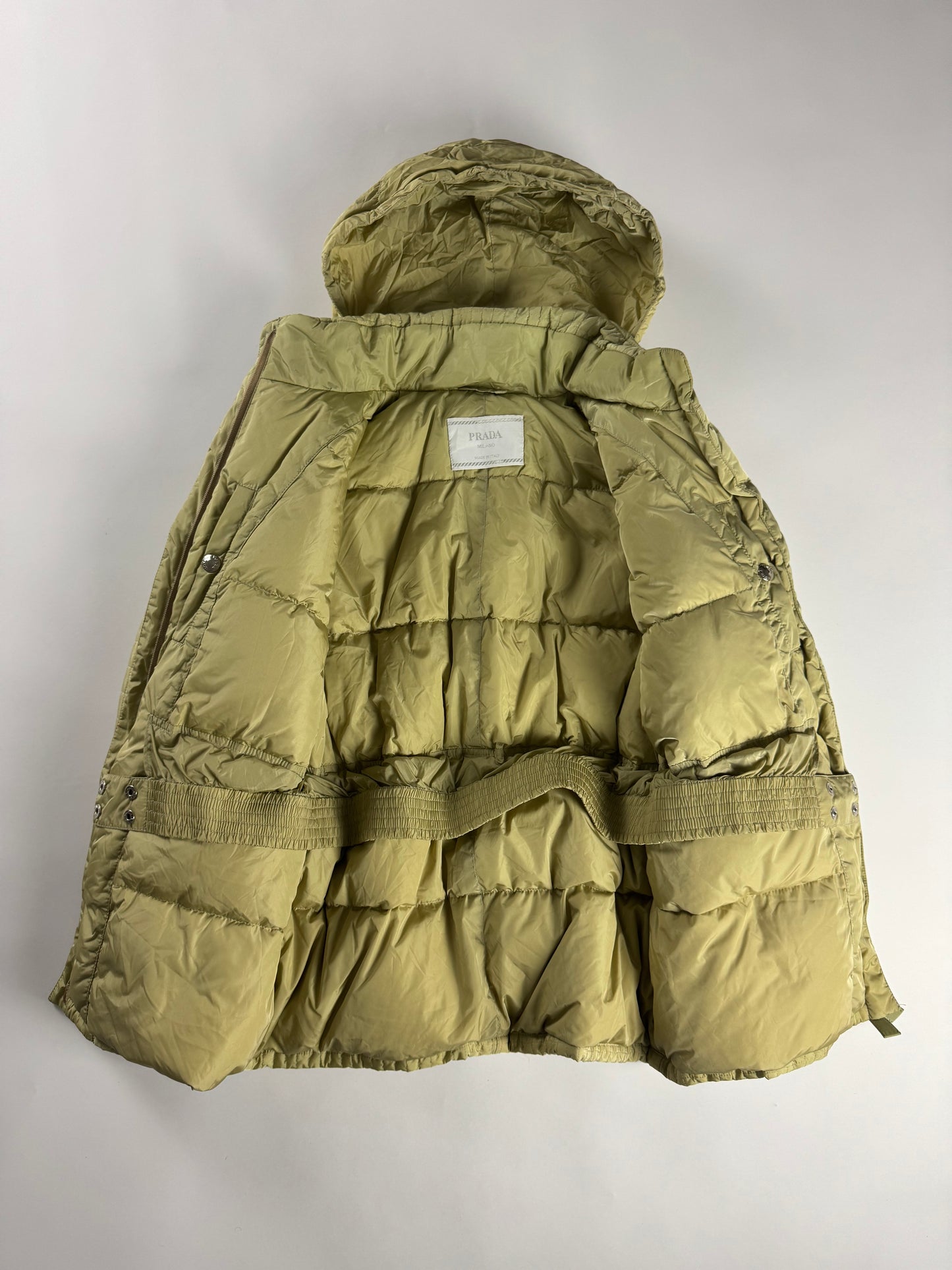 Prada Grid Padded Nylon Puffer Jacket FW 1995 - S