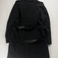 Prada Milano Black Single Breasted Minimalist Belted Coat FW 2000 - L