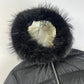 Prada Fur Hooded Puffer Jacket 2000s - S