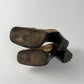 Prada Tweed Striped Print Microfiber Heel Pumps SS 1996 - 40 IT/41 EU